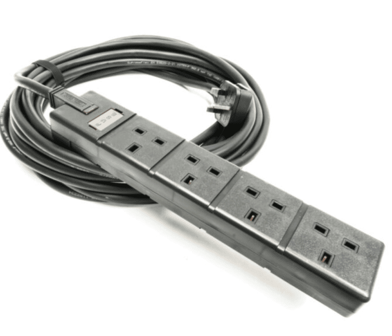 5 MTR 13amp 4 way Extension