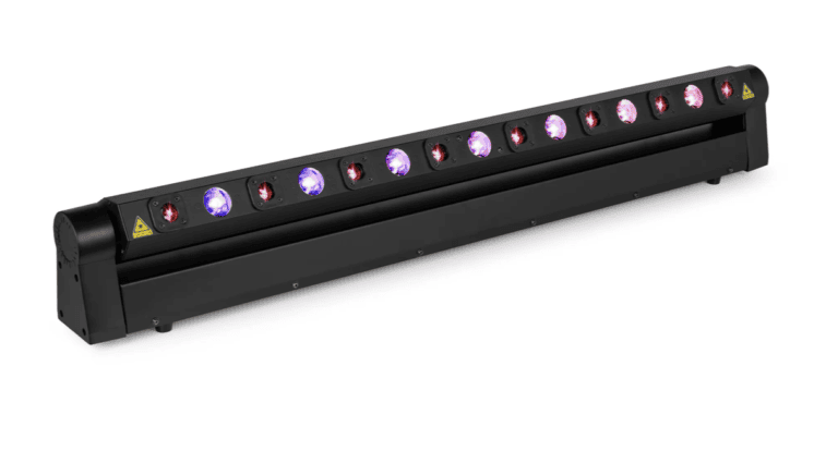 Beamz Hyaden Moving Bar with 7 LED and 8 Laser beams